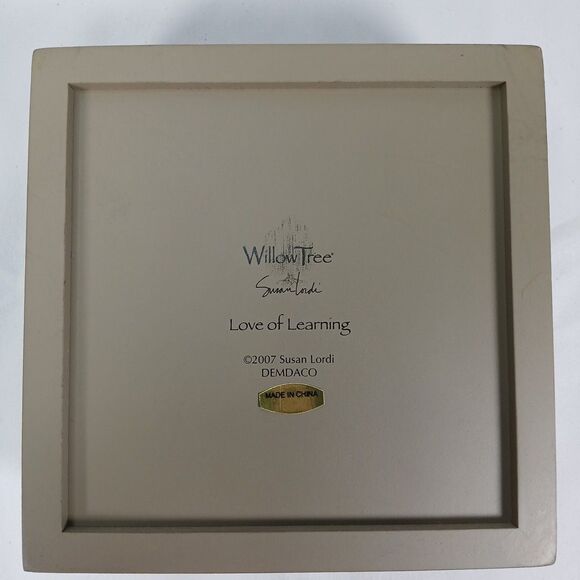 Willow Tree Love of Learning Box Susan Lordi DEMDACO 2007 Figurine Keepsake - Picture 4 of 4